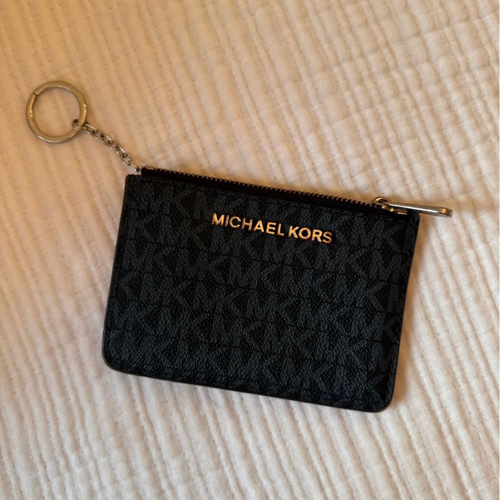 Michael Kors Keychain Wallet Navy Blue